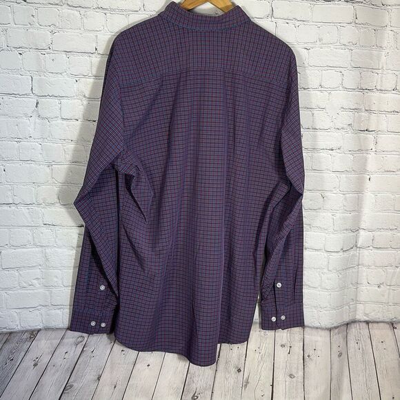 Mizzen + Main Leeward Collection Gingham Performance Shirt size XXL Trim Fit - Picture 3 of 7